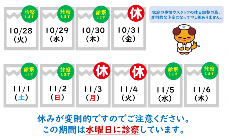2025.10-11月変則スケジュール（題名なし）